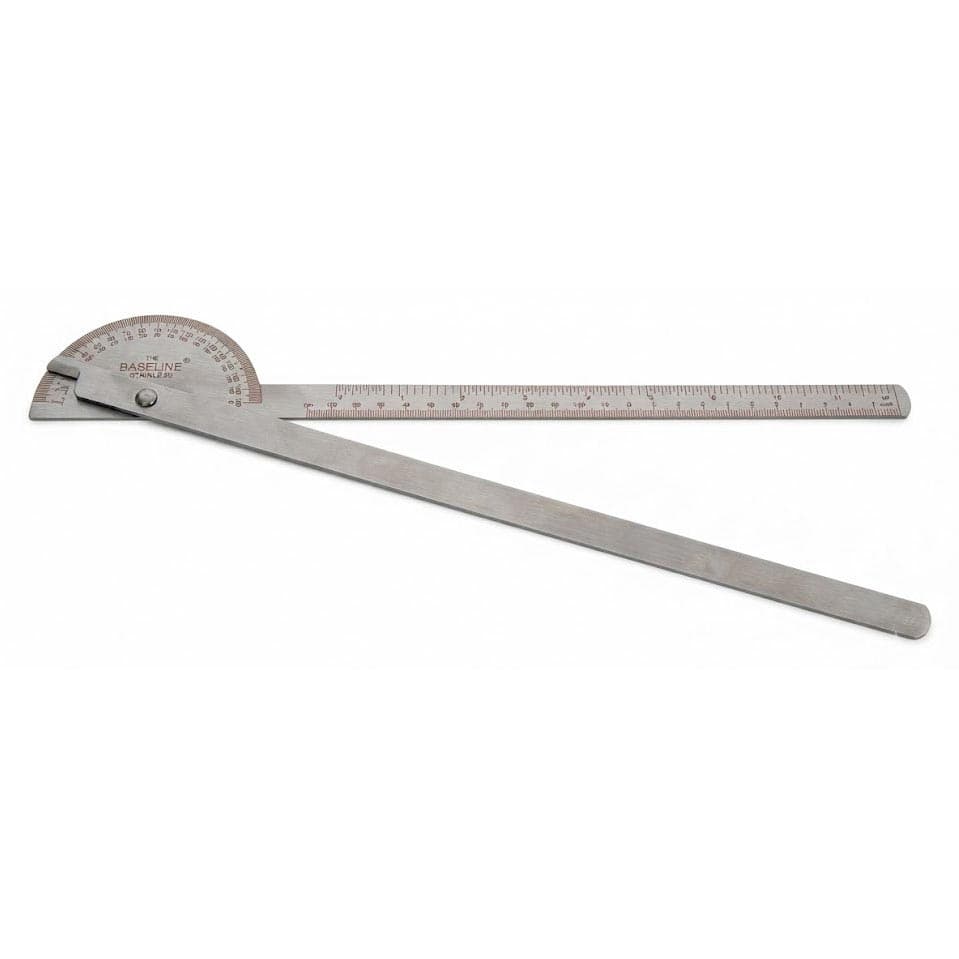 Baseline Metal Goniometer, 180 Degree, 14 Inch Leg - Image 1
