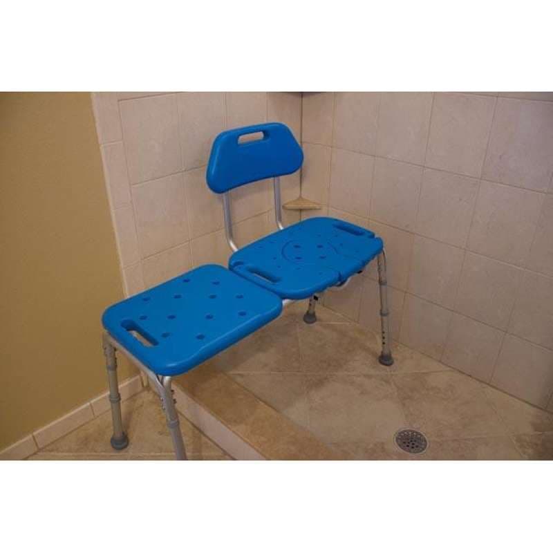 Platinum Health All Access Bath Transfer Bench with Cutout Seat - Image 7