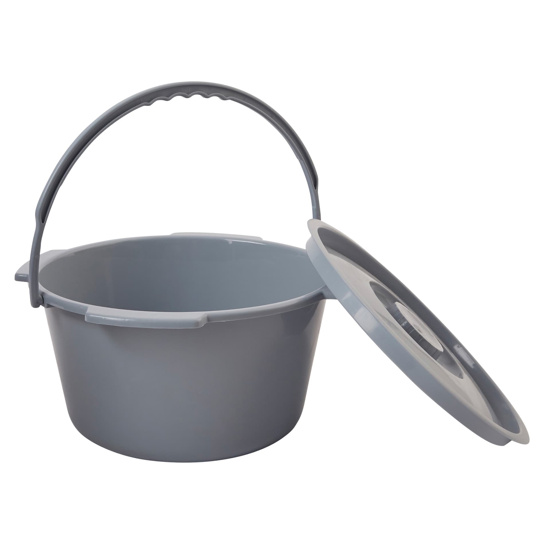 McKesson Plastic Handle Commode Bucket, 7.5 Quart - Case of 12 - Image 3