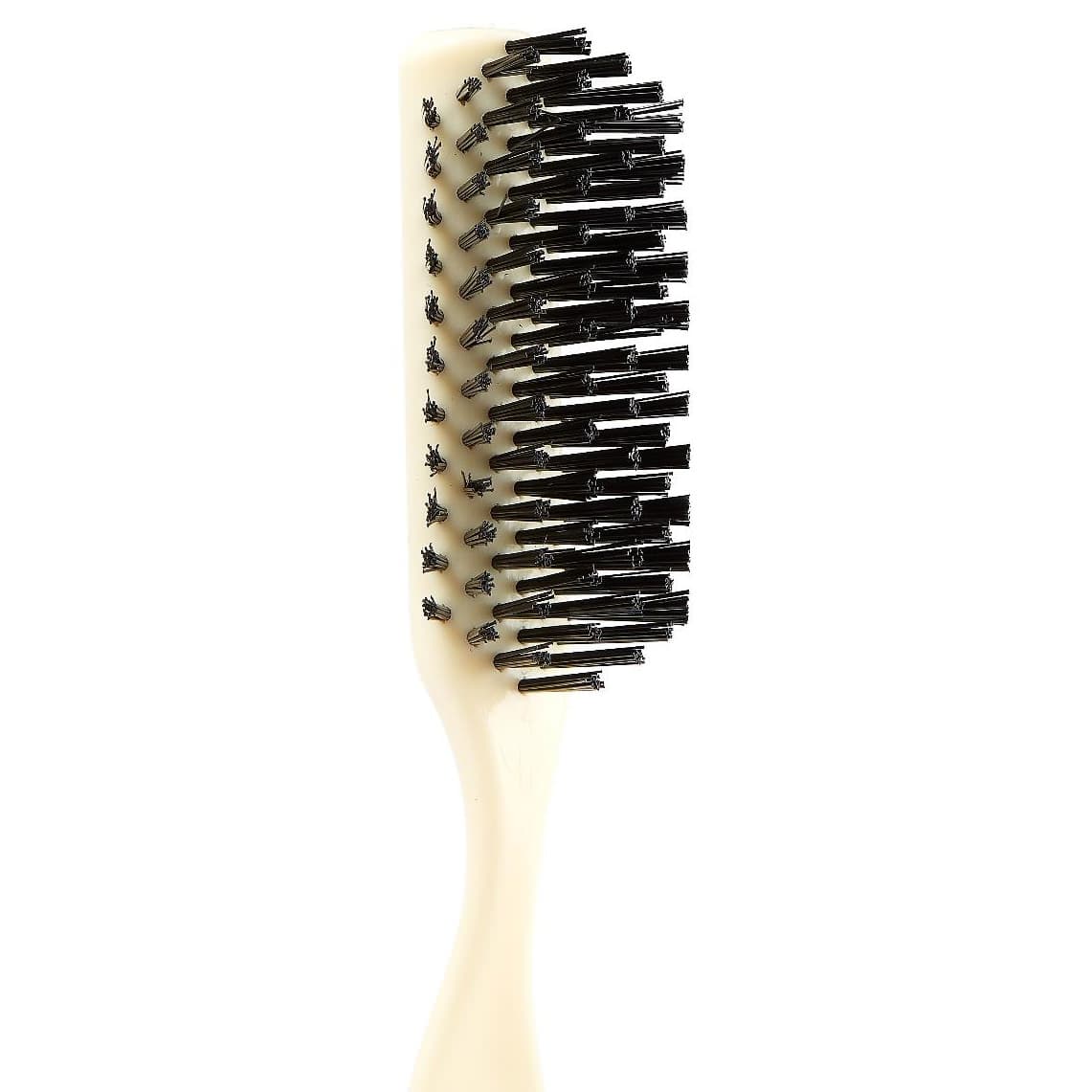 Medline Plastic Hairbrush, 7.5 Inch, Ivory - Image 2