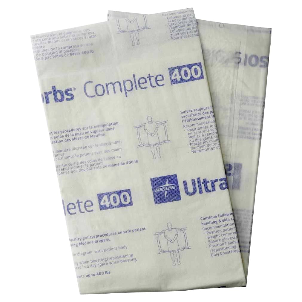 Medline Ultrasorbs Complete Premium Underpads, 30 x 36 Inch - Image 3