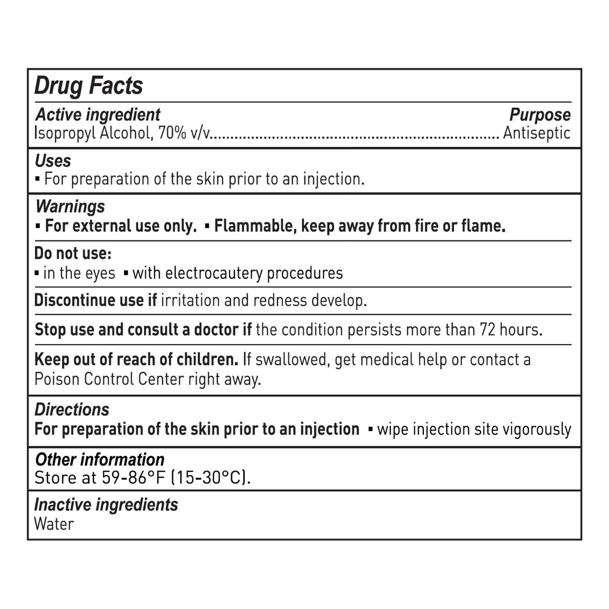 McKesson Isopropyl Alcohol Impregnated Swabstick, 3 Pack - Image 5