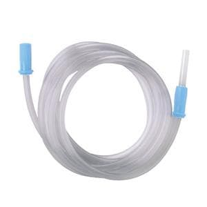Medline Universal Sterile Suction Tubing with Scalloped Connectors, 1/4" x 6' - Case of 50 - Image 1