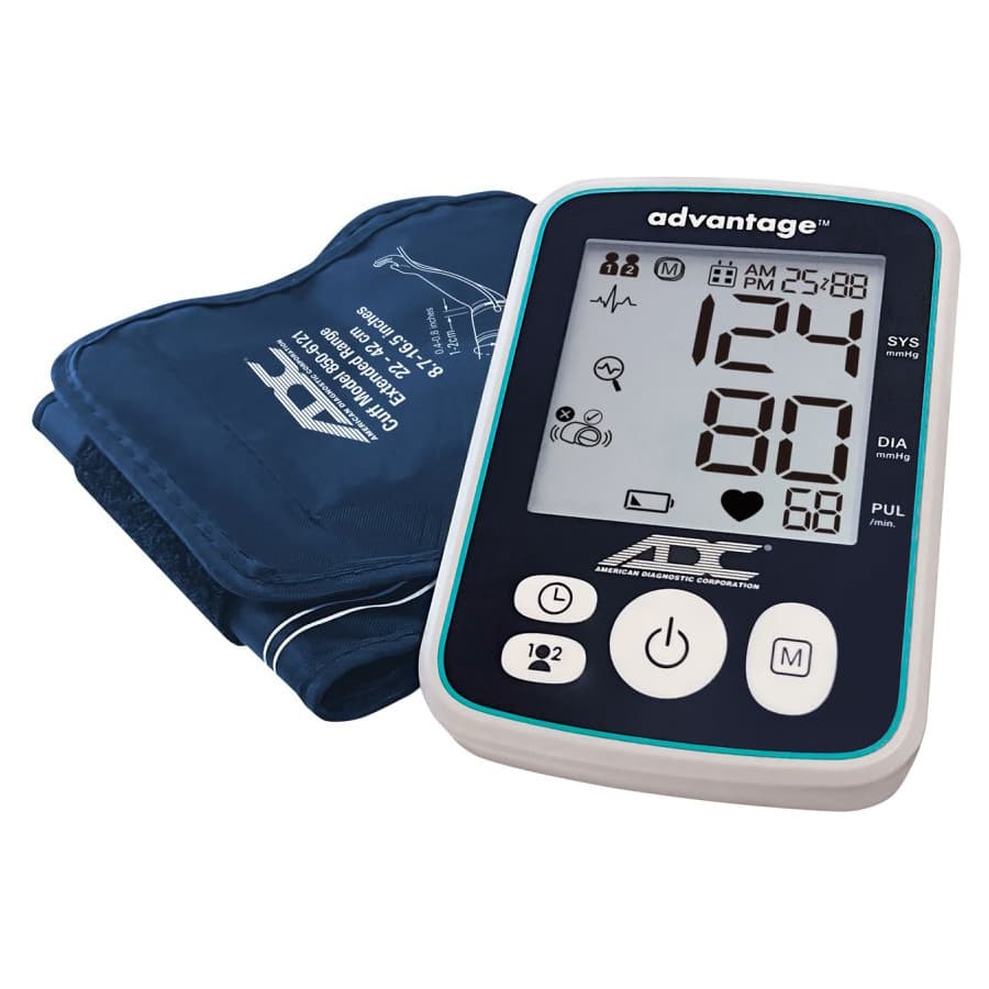 ADC Advantage Digital Upper Arm Adult BP Monitor, Nylon Cuff 22-42 cm