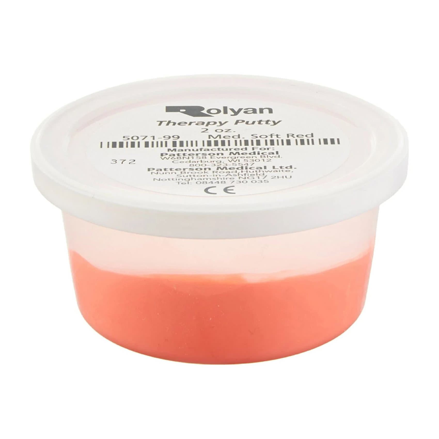 Rolyan Master Pack Sets, Red, Medium-Soft, 2 oz. - Pack of 10 - Image 1