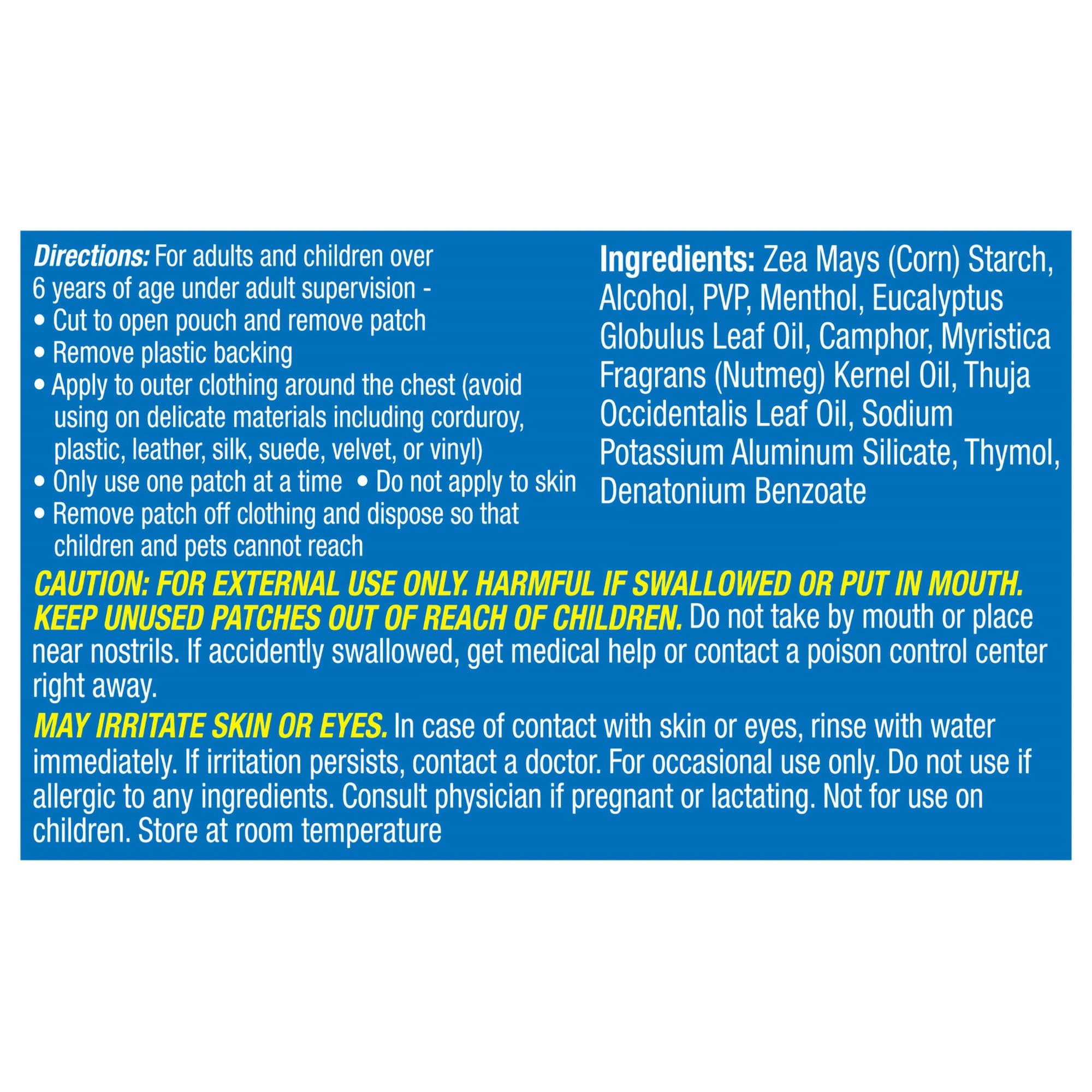 Vicks VapoPatch Soothing Vapors Wearable Aroma Patches - Carton of 5 - Image 2