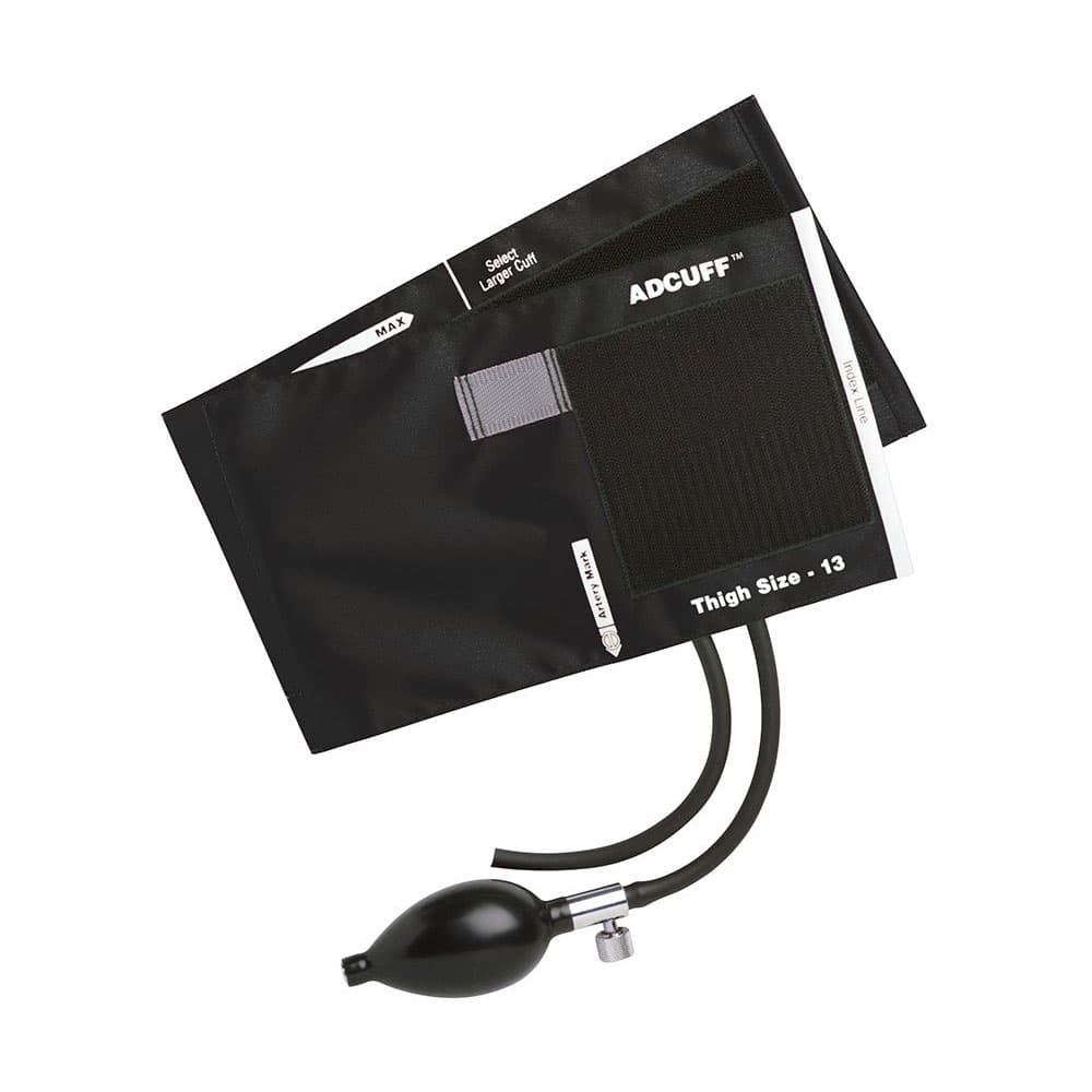 ADC Adcuff Sphyg Inflation System, Black, Thigh - Image 1