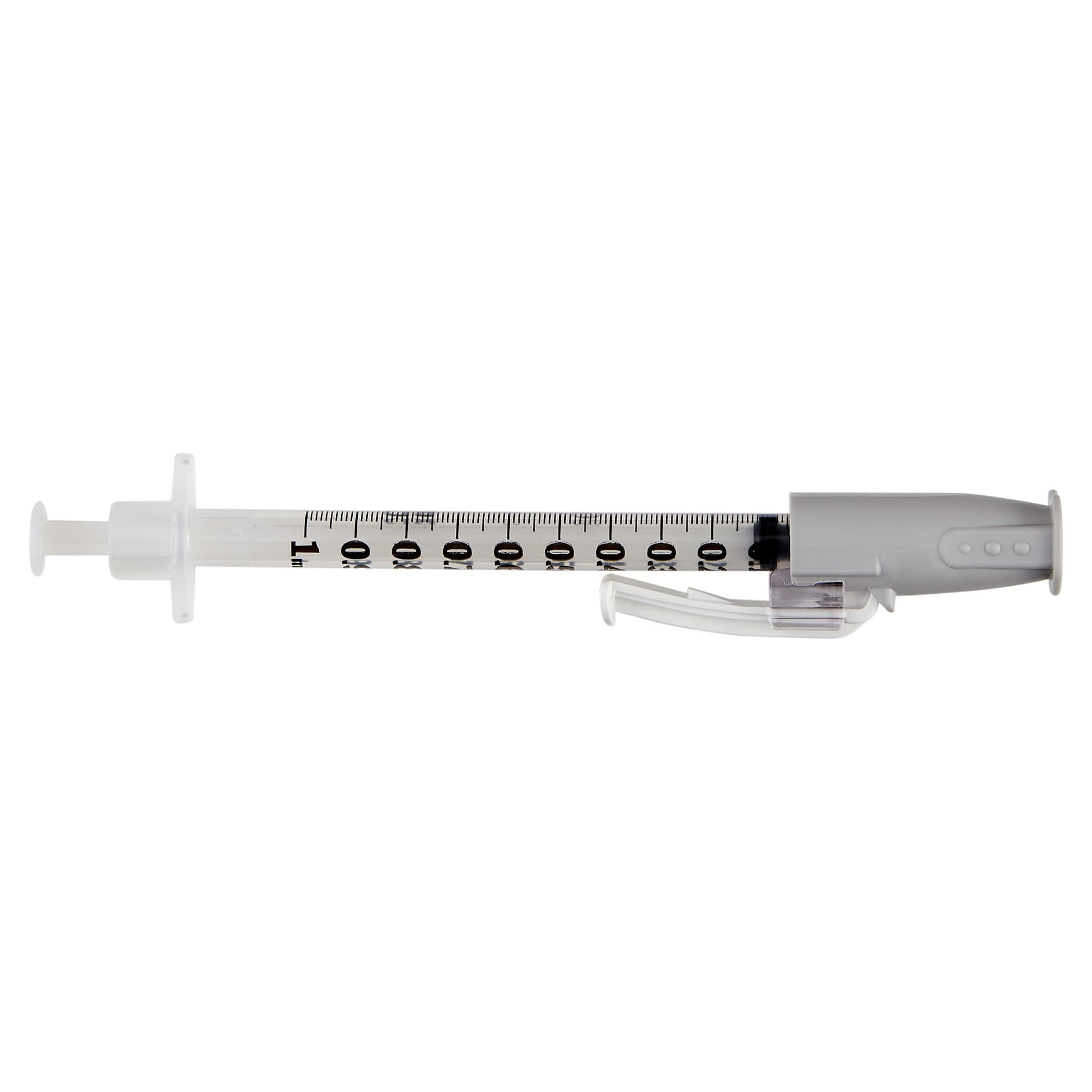 BD SafetyGlide Tuberculin Syringe with Permanently Attached Needle
