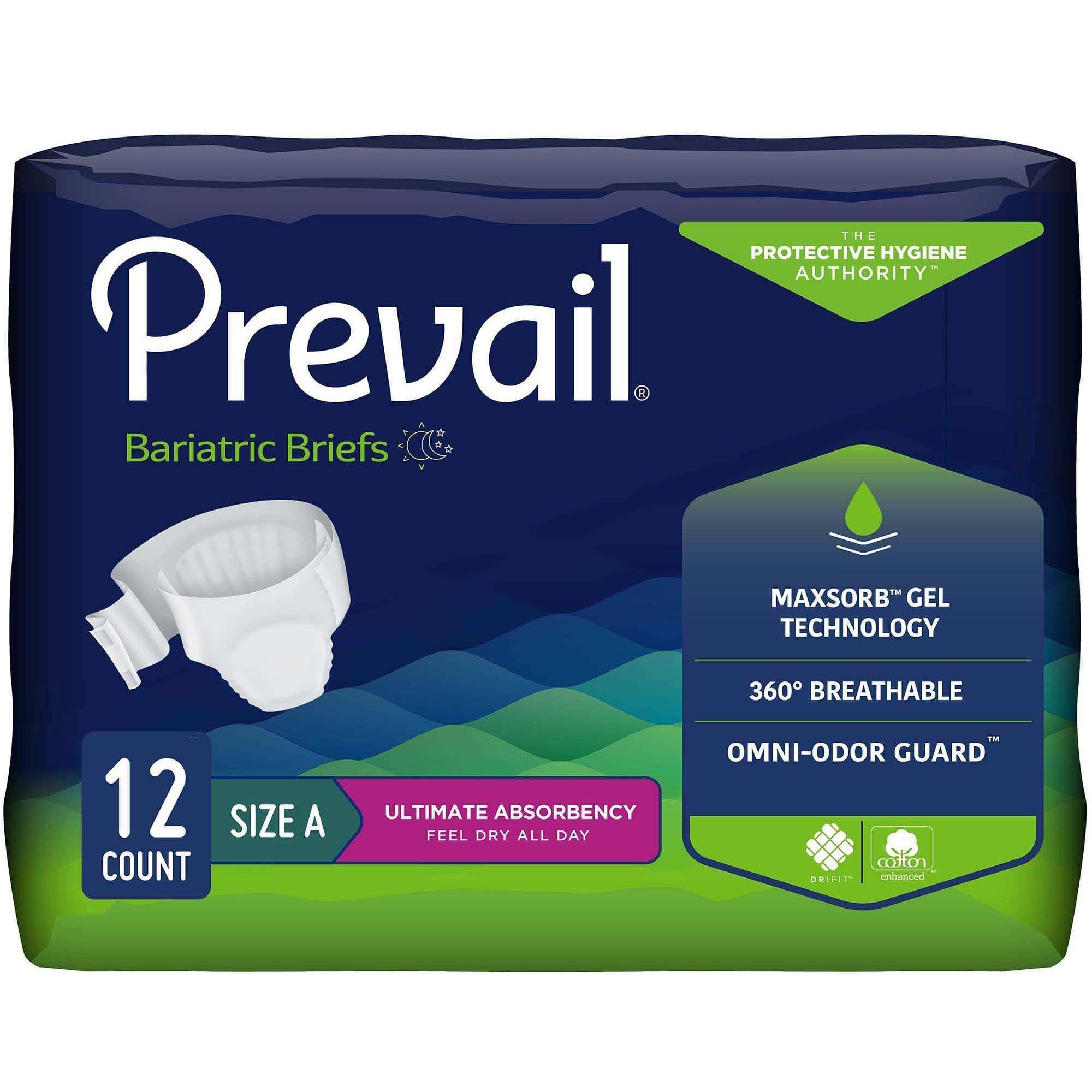 Prevail Adult Bariatric Incontinence Briefs - Image 1