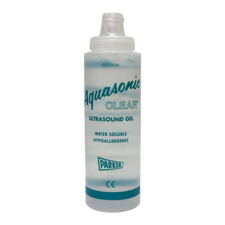 Aquasonic Clear Ultrasound Gel, Transmission, 8.5 oz. Squeeze Bottle - Case of 72 - Image 1