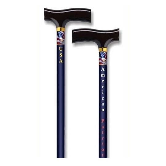 Alex Orthopedic Straight Cane With Fritz Handle, US Air Force - Image 1
