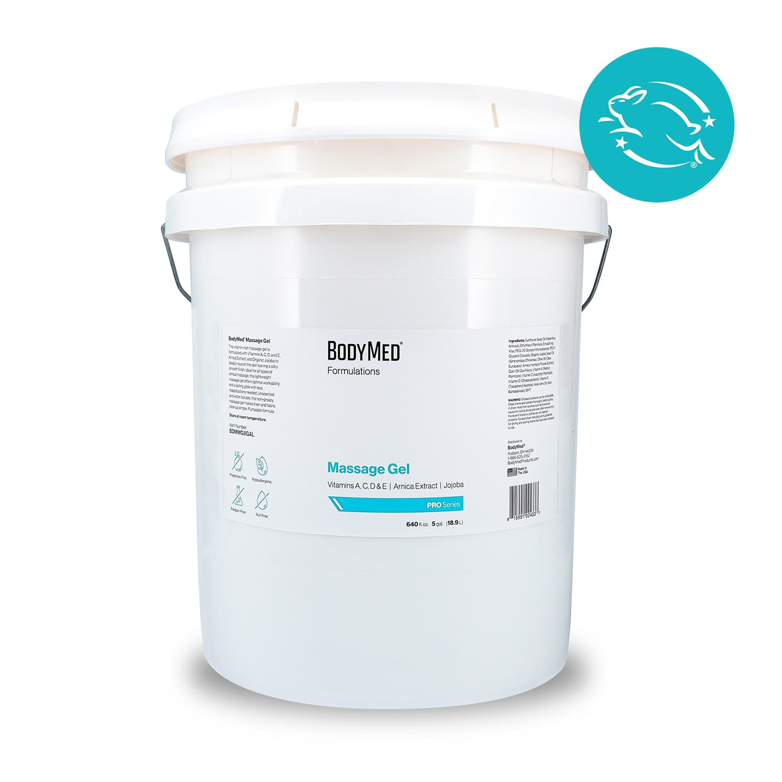 BodyMed Vitamin Rich Massage Gel, 5 Gallon - Each - Image 1