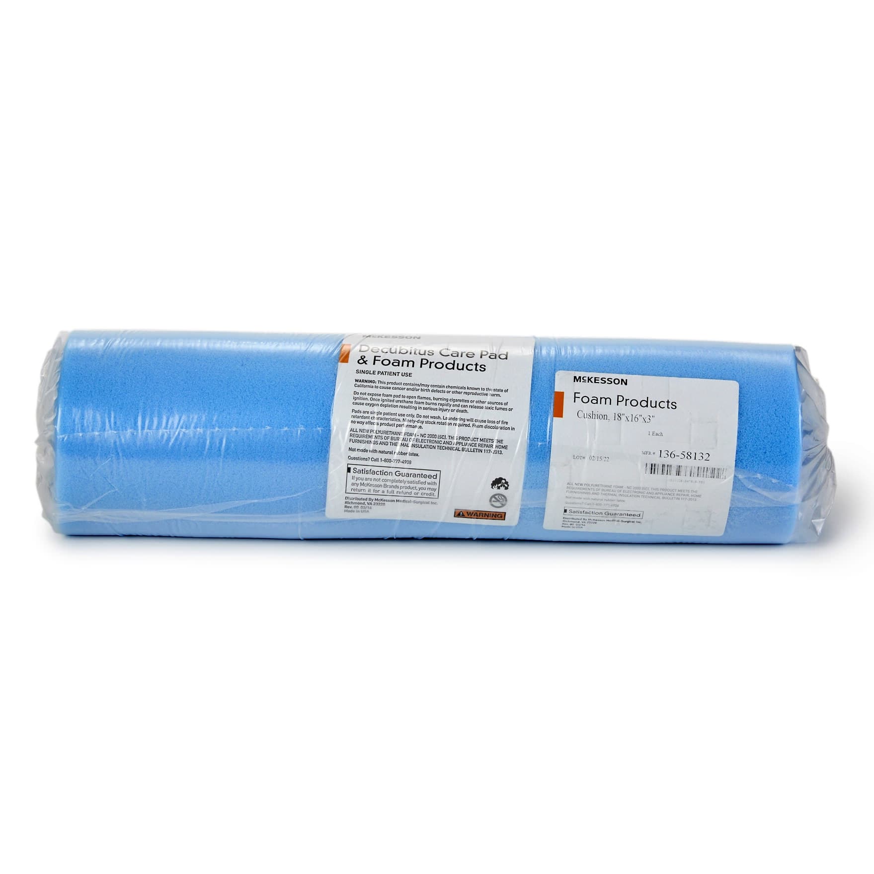 McKesson Seat Cushion Without Cover, 18 W x 16 D x 3 H Inch - Image 2