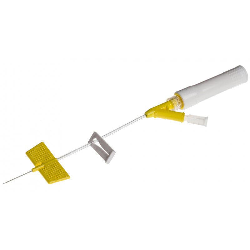 BD Closed IV Catheter 20 Gauge, 1 Inch Retracting Needle, PRN Port Type - Case of 200 - Image 1