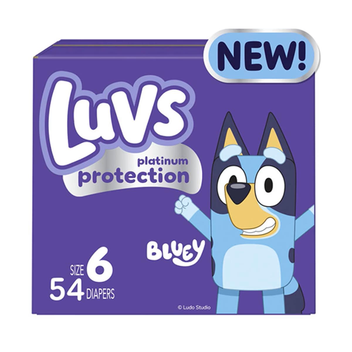 Luvs Platinum Protection Baby Diapers, Size 6 - Package of 54