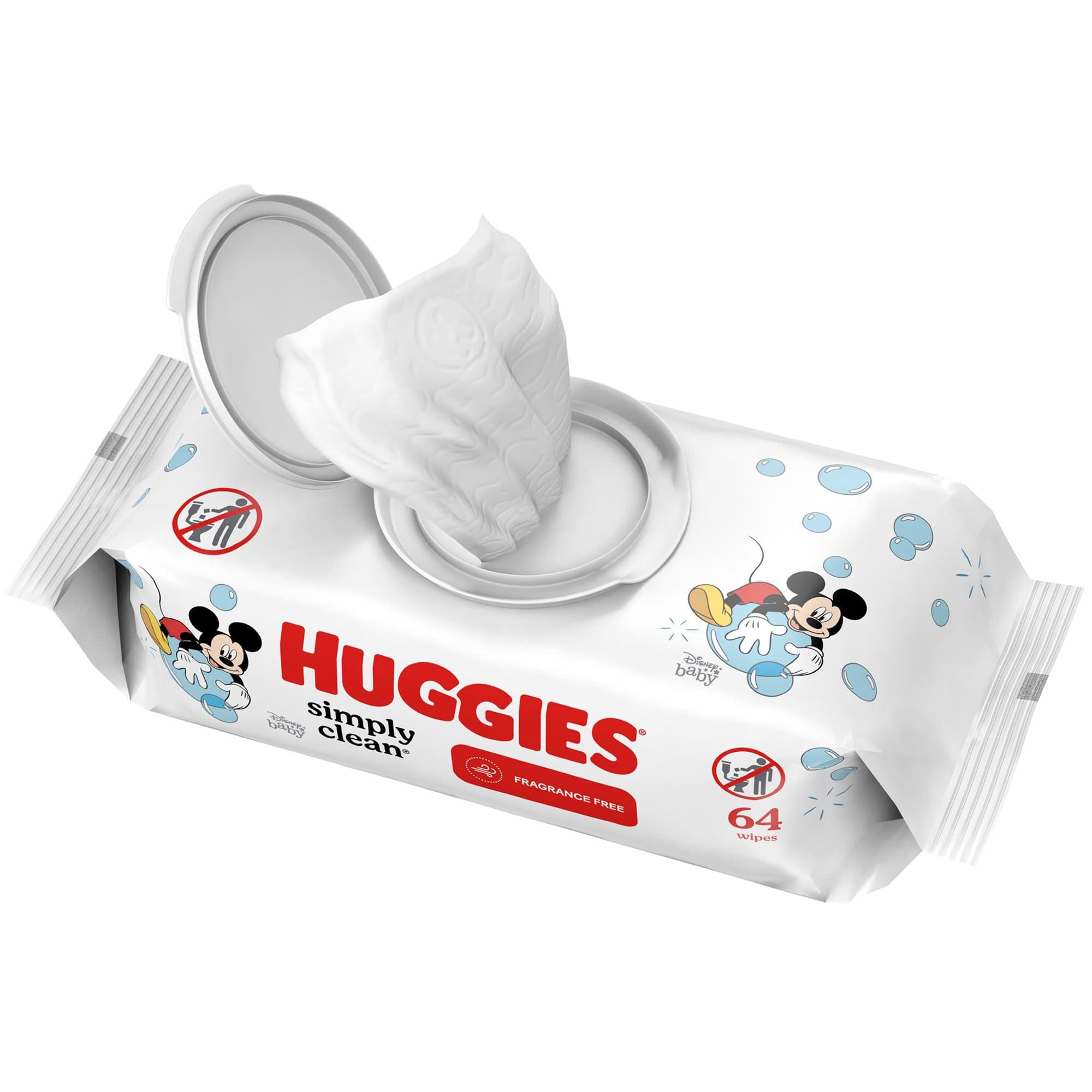Huggies Simply Clean Fragrance Free Wipes - Image 1