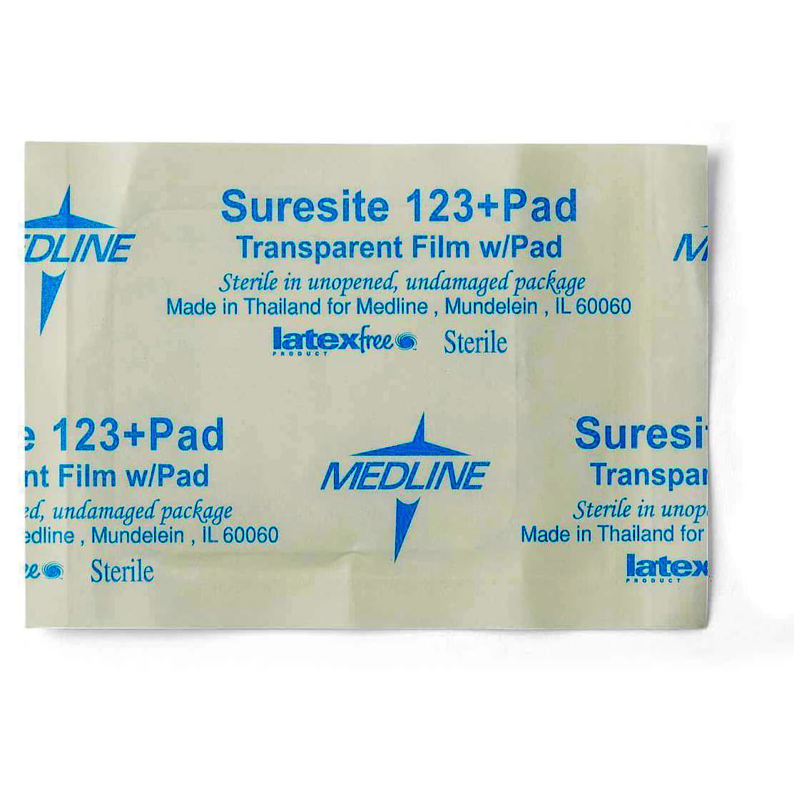 Suresite 123+ Pad Transparent Film Dressing, 2.4 x 2.8 Inch - Each - Image 1