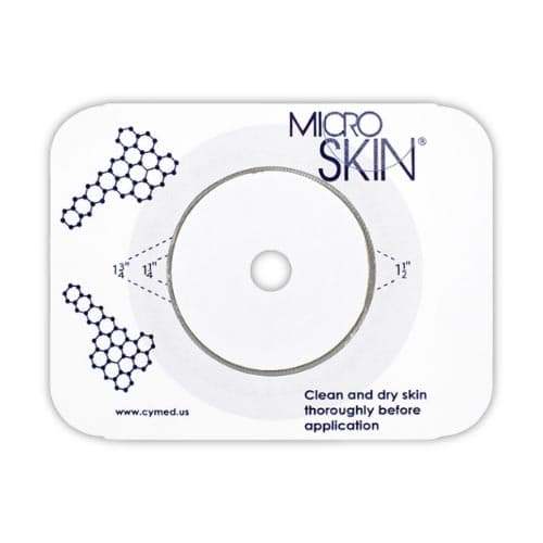 Cymed MicroSkin 2-Piece Colostomy Barrier, 1-3/8 Inch, Thin washer - Box of 5 - Image 1