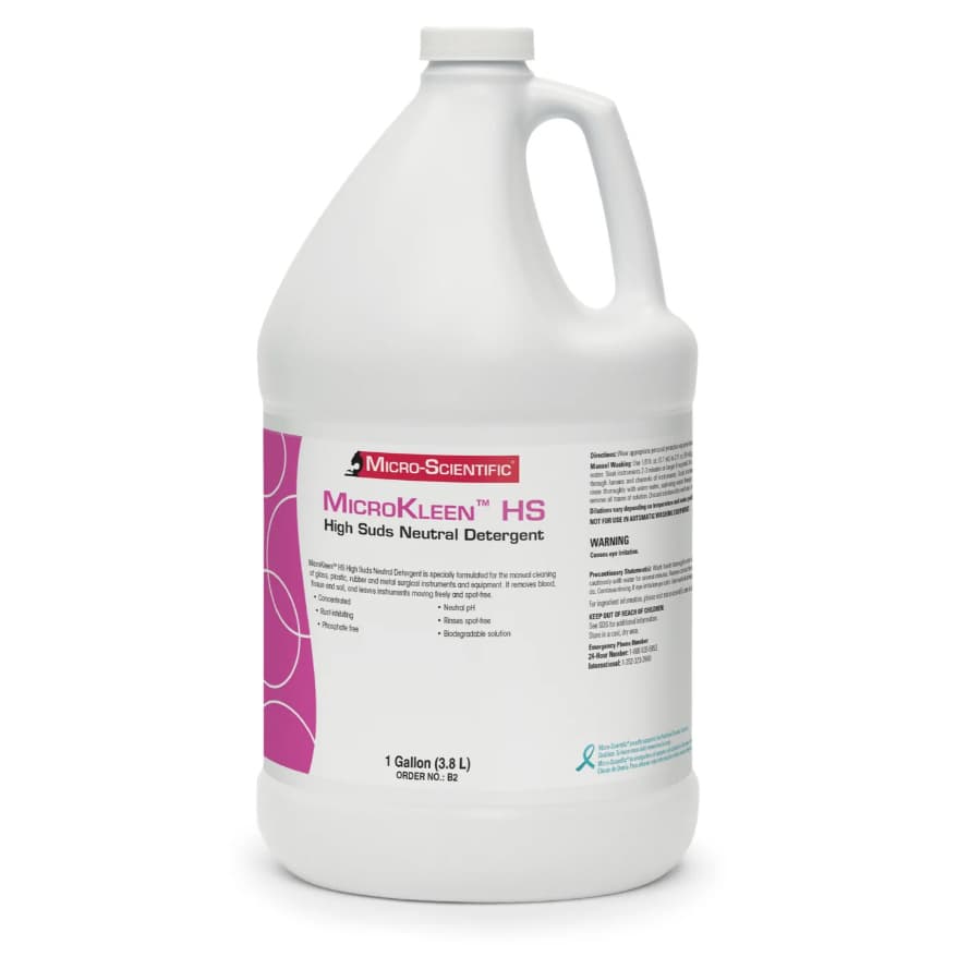 MicroKleen HS Neutral Instrument Detergent Liquid Concentrate - Case of 4 - Image 1