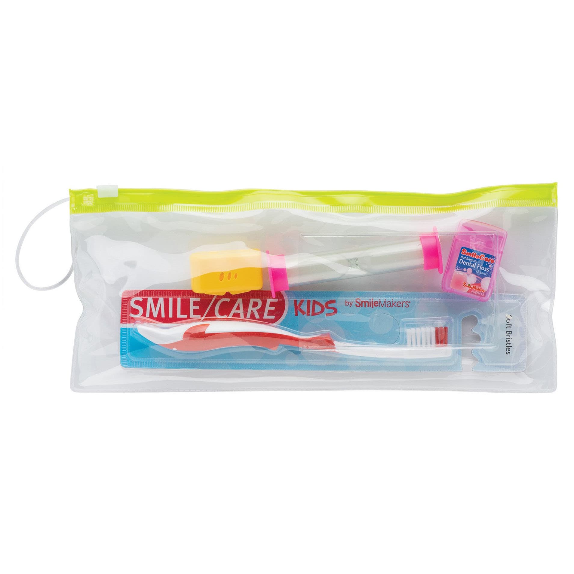 SmileCare Basics Youth Dental Kits, 3 3/4" x 9 3/4" - Box of 72 - Image 1