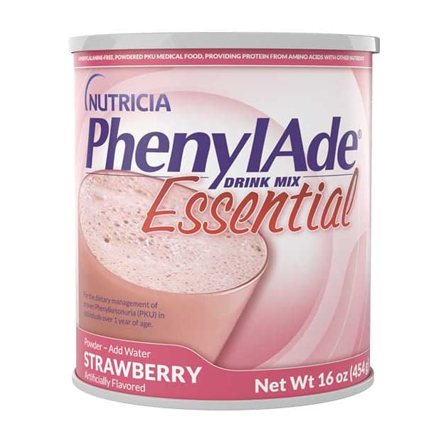 PhenylAde Essential Drink Mix, Strawberry, 16 oz - Each - Image 1