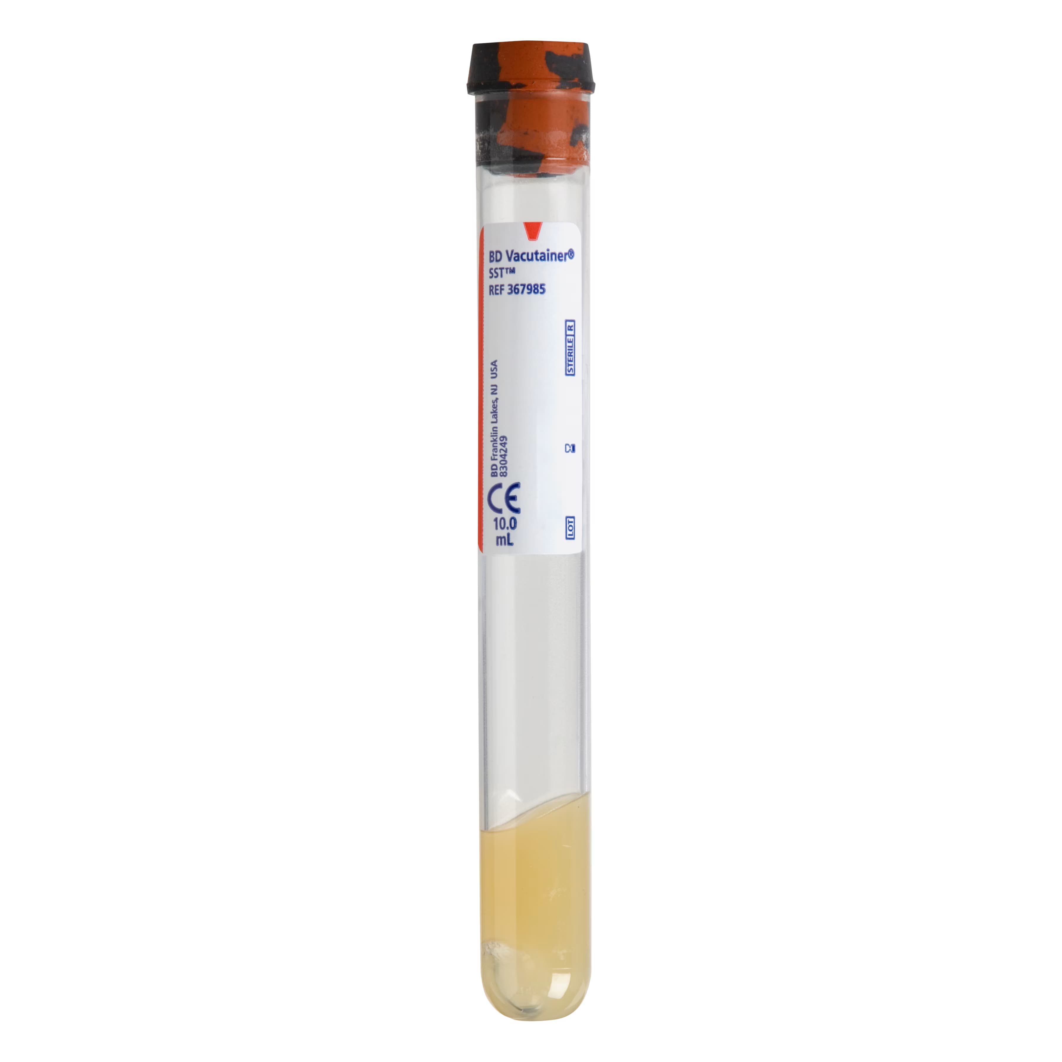 BD Vacutainer SST Venous Blood Collection Serum Tube, 10 ML - Case of 1000 - Image 1