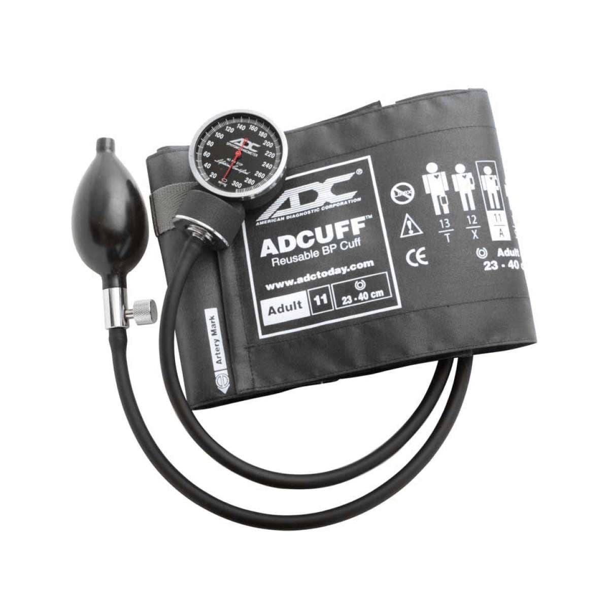 ADC Diagnostix Pocket Aneroid Sphyg, Gray, Adult, Each - Image 1