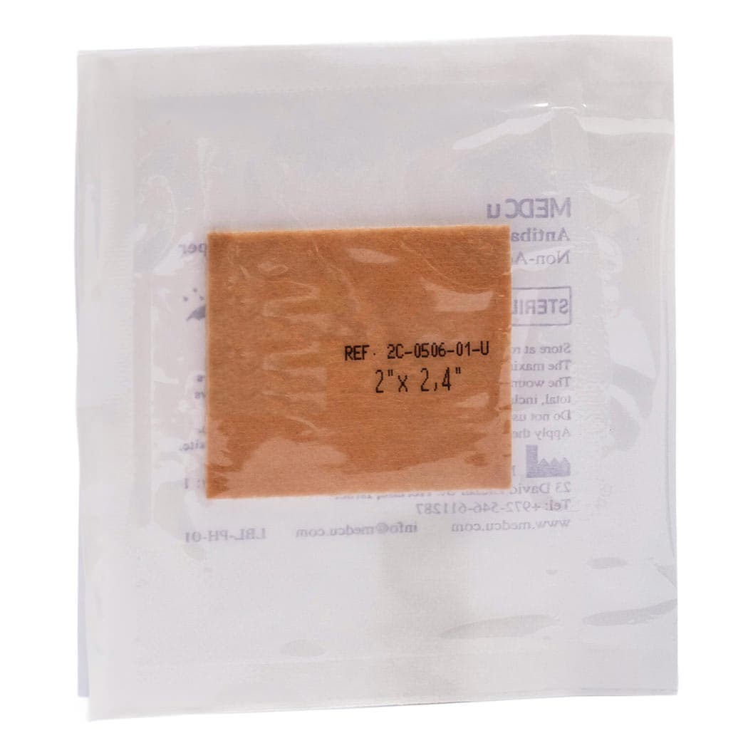 MedCu Non-Adhesive Antibacterial Dressing with Copper Oxide, 2 x 2.4 Inch - Each - Image 1