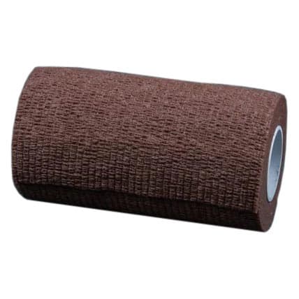 Avcor E-Ban Cohesive Compression Bandage, Non-Glare, 4" x 5 yds, Beige, Sterile - Case of 36 - Image 1