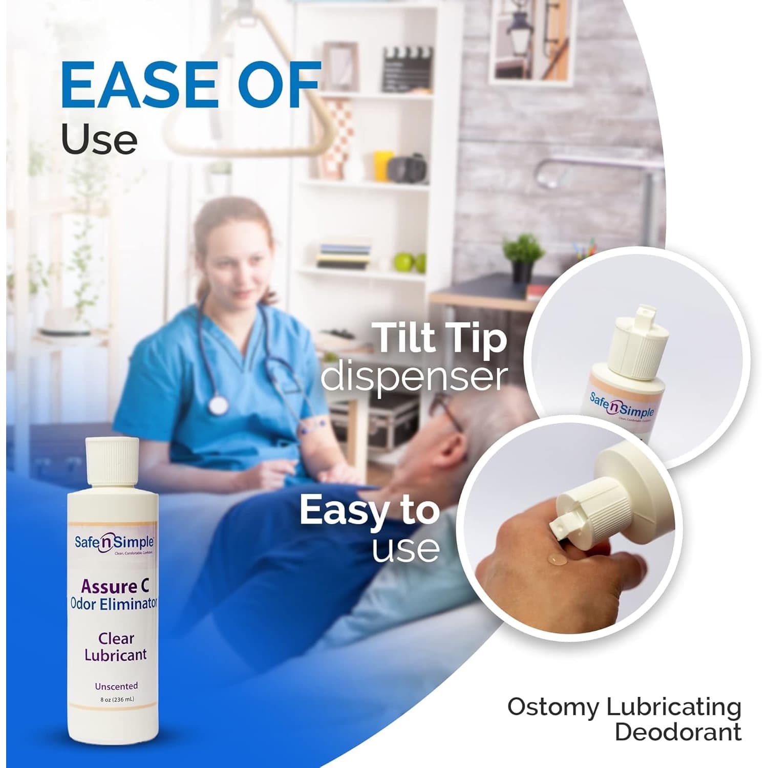 Safe n' Simple Assure C Lubricant Clear Ostomy Deodorant - Image 6