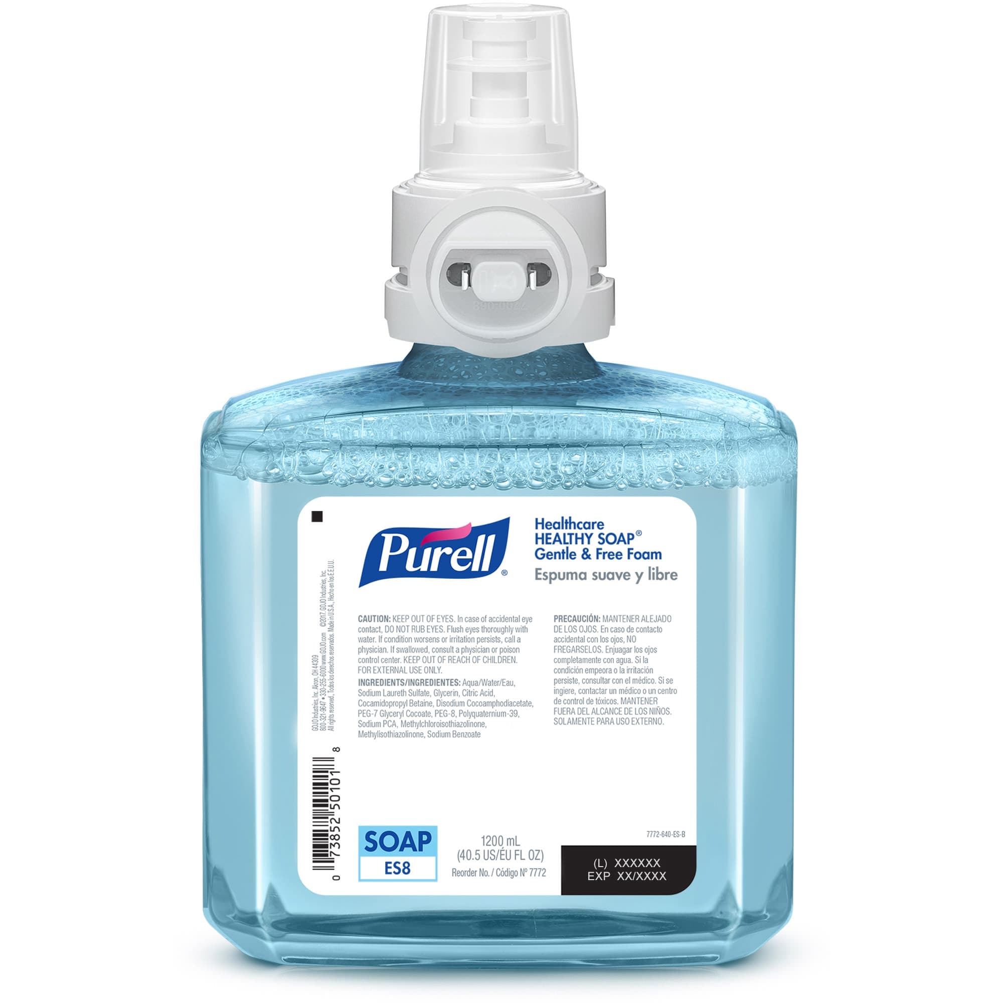 Purell Healthy Soap Gentle & Free Foam Refill for ES8 Dispenser, 1200 ml - Case of 2 - Image 2