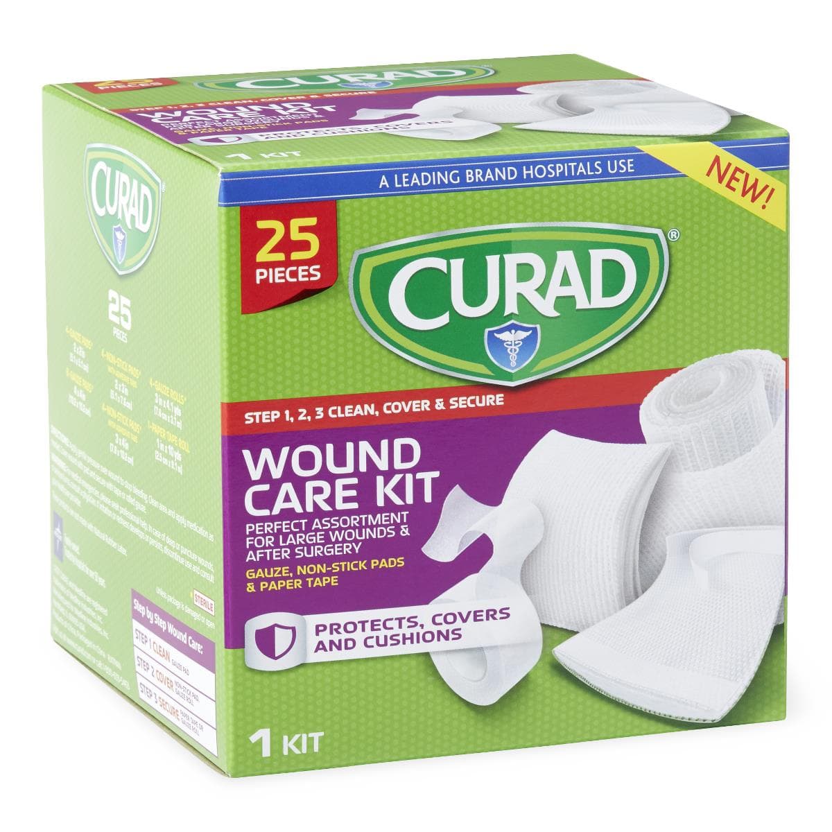 CURAD 25-Piece Wound Care Essentials Kit - Each - Image 1