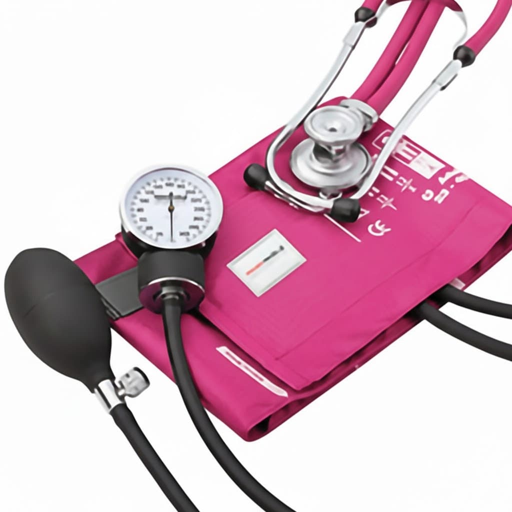 McKesson Adult Reusable Aneroid & Dual-Head Sprague Stethoscope Set, Cuff 23–33 cm - Image 4