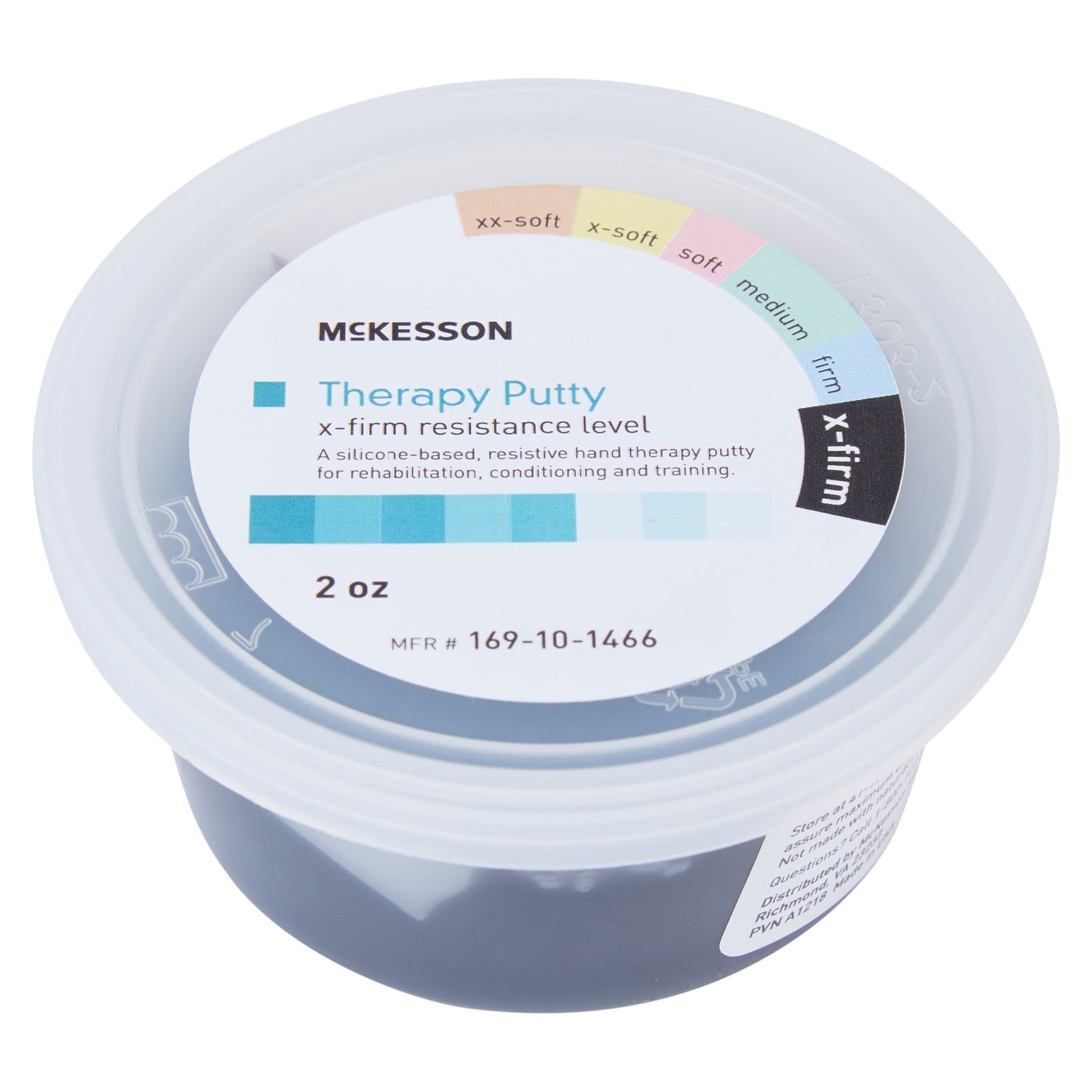 McKesson Black Therapy Putty, Extra Firm, 2 oz. - Image 1
