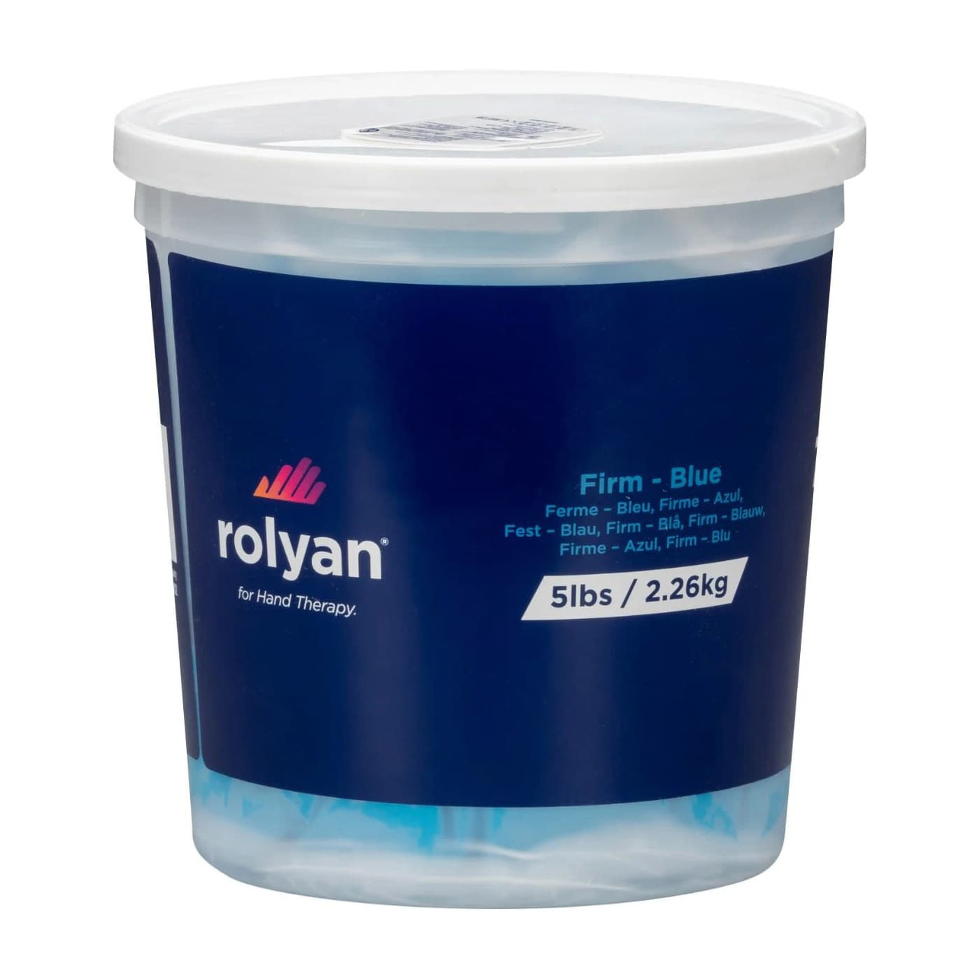 Rolyan Therapy Putty, 5 lb/80 oz Blue, Firm - Image 1