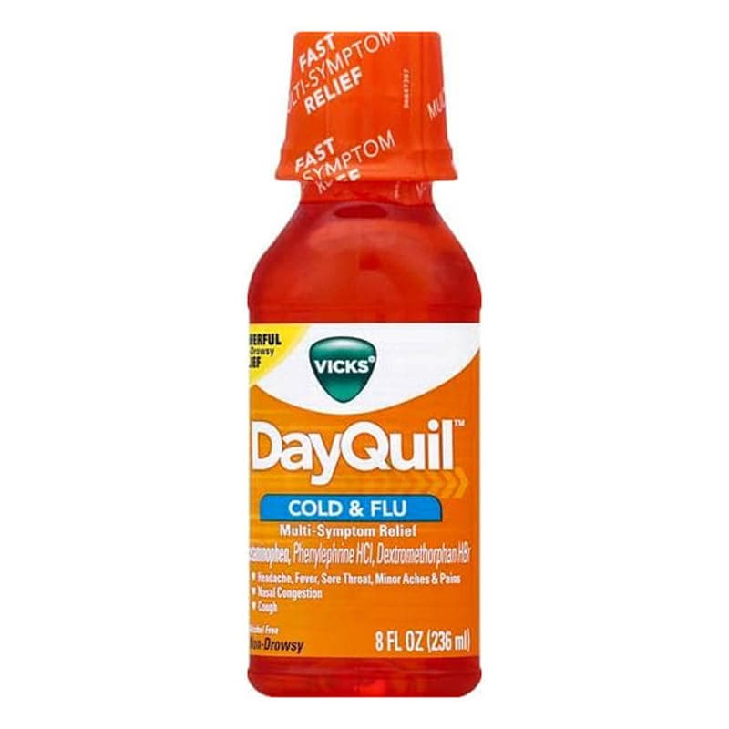 Vicks DayQuil Cold & Flu Liquid, 8 oz - Each - Image 3