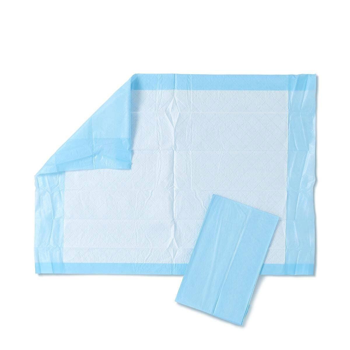 Medline Protection Plus Fluff Underpads, Medium Absorbency, 23 x 24 Inch - Bag of 5 - Image 1