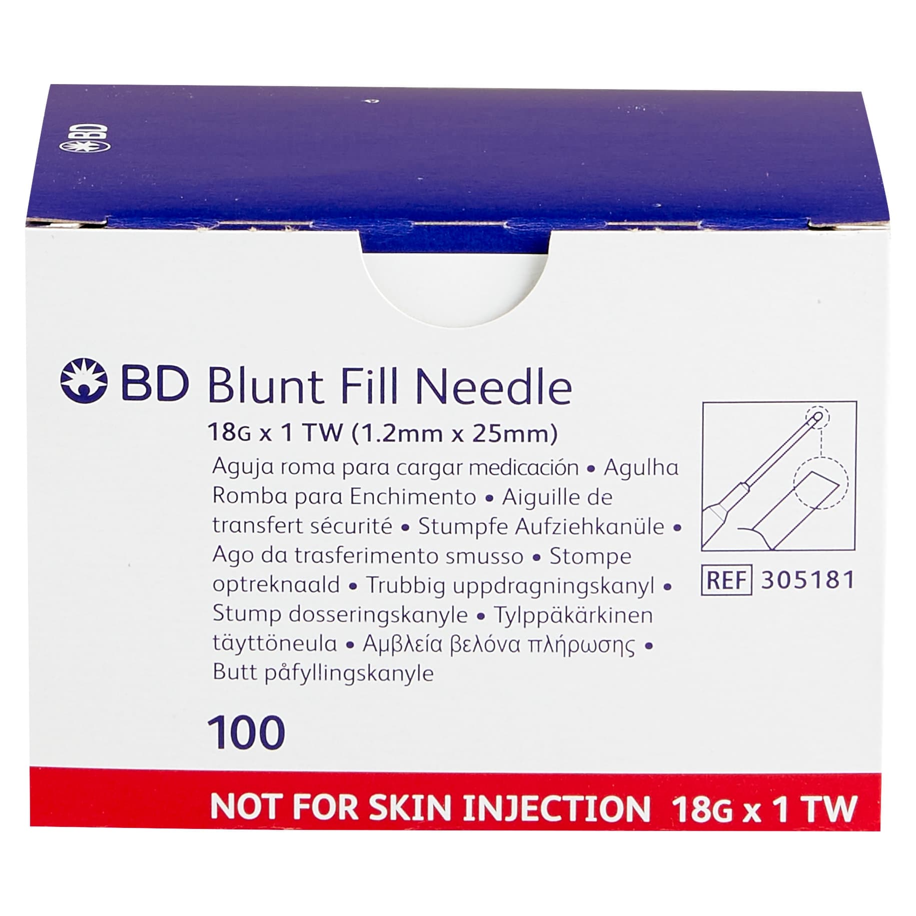 BD Blunt Fill Needle Without Filter - Image 2