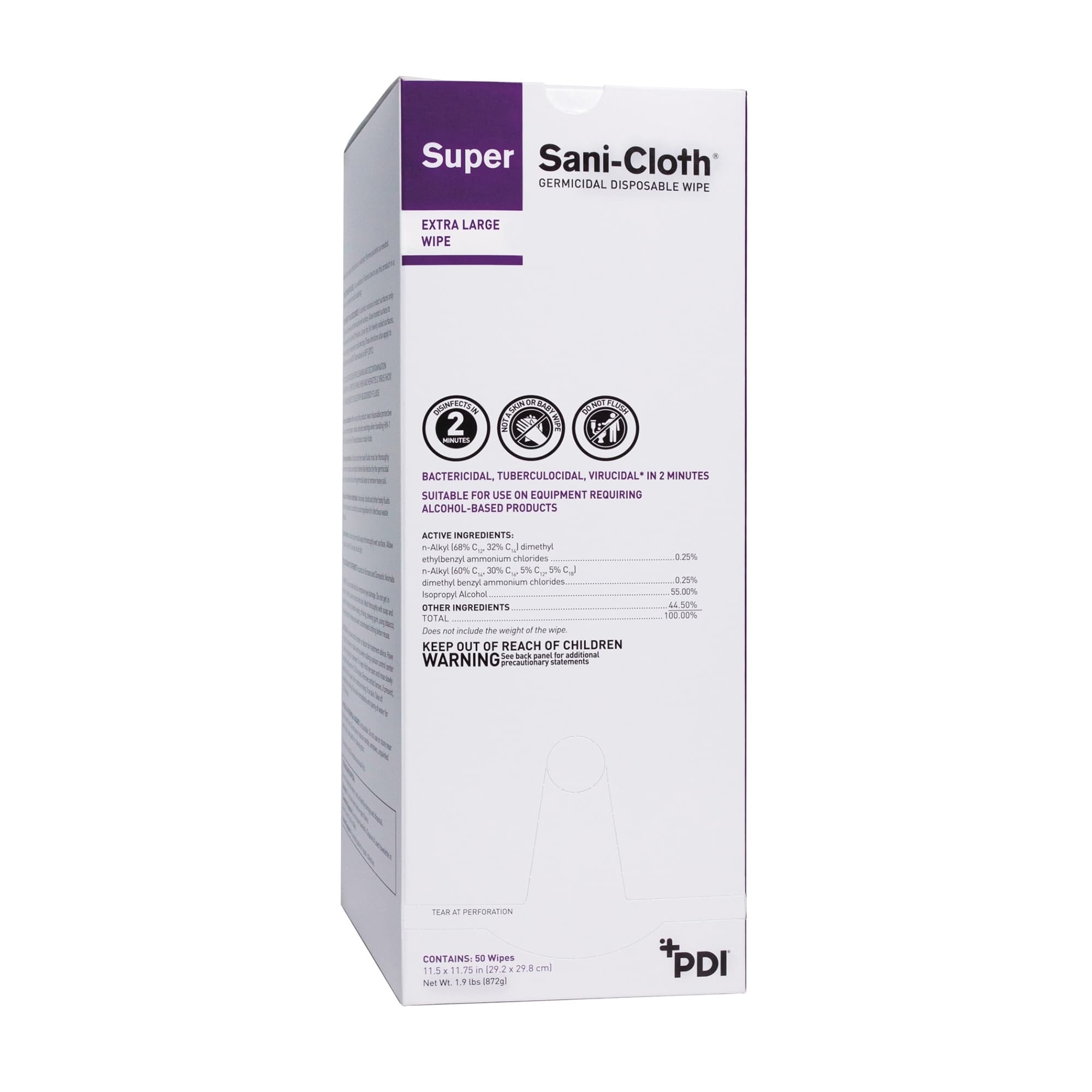 Super Sani-Cloth Germicidal Disposable Wipes - Image 6