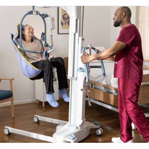Arjo Maxi Move 5 Multifunctional Patient Floor Lift - 600 Lbs. - Image 3