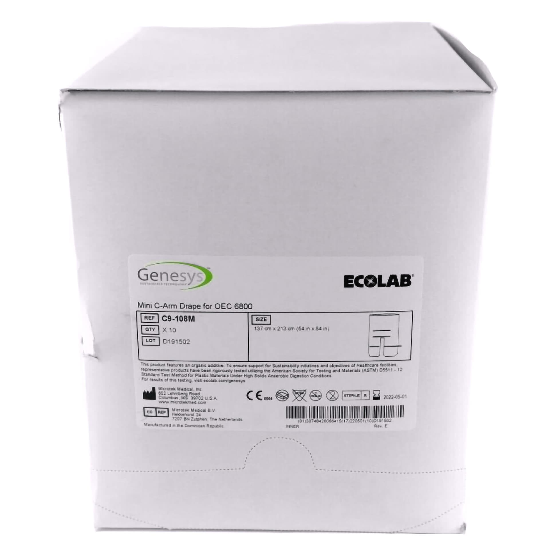 OEC 6800 C-Arm Drape, 54 x 84 Inch - Case of 20 - Image 1