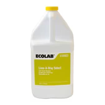 Ecolab Lime-A-Way Select Liquid Remover 1 Gallon Jug - Case of 4 - Image 1