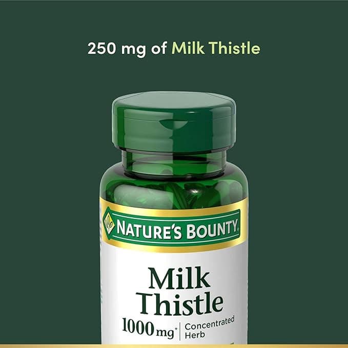 Nature's Bounty Silymarin Milk Thistle Softgels, 1000 mg - Bottle of 50 - Image 3
