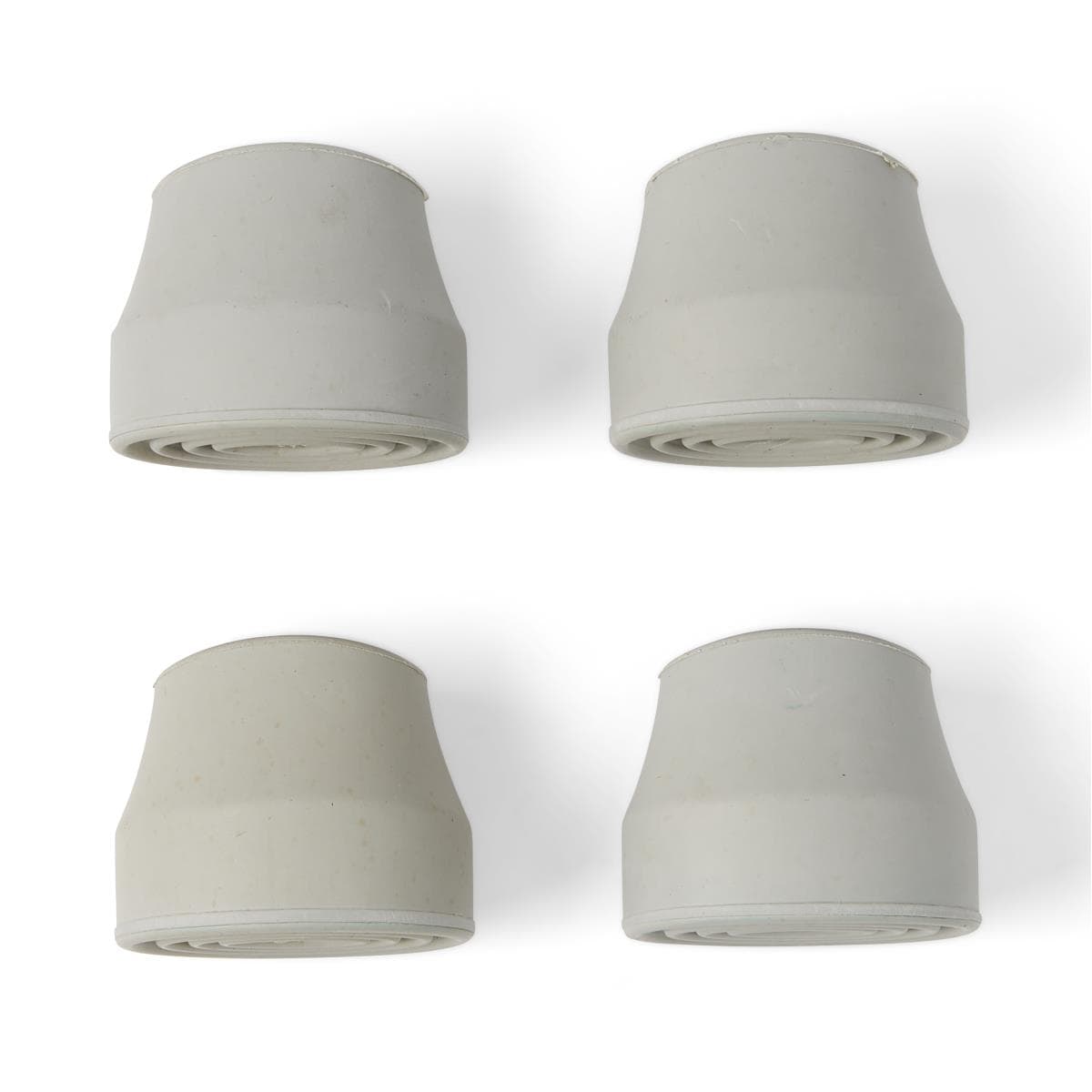 Medline Shower Stool Replacement Tips, For G2-300KRPX1 - Set of 4 - Image 1