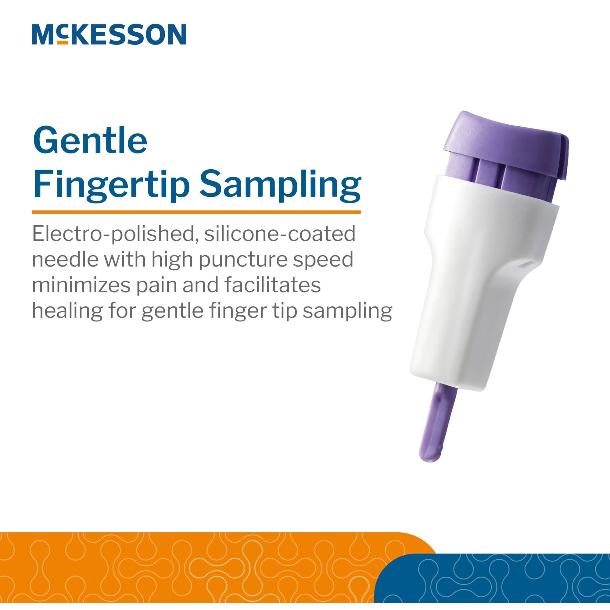 McKesson Brand Safety Lancet With Push Button Activation - Image 5