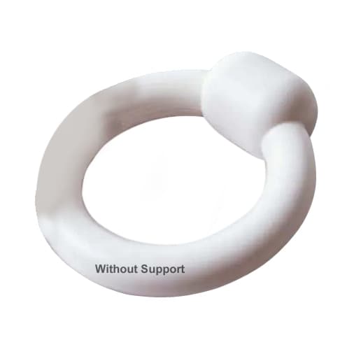 EvaCare Ring with Knob Pessary Without Support, Size 3 - Each - Image 1