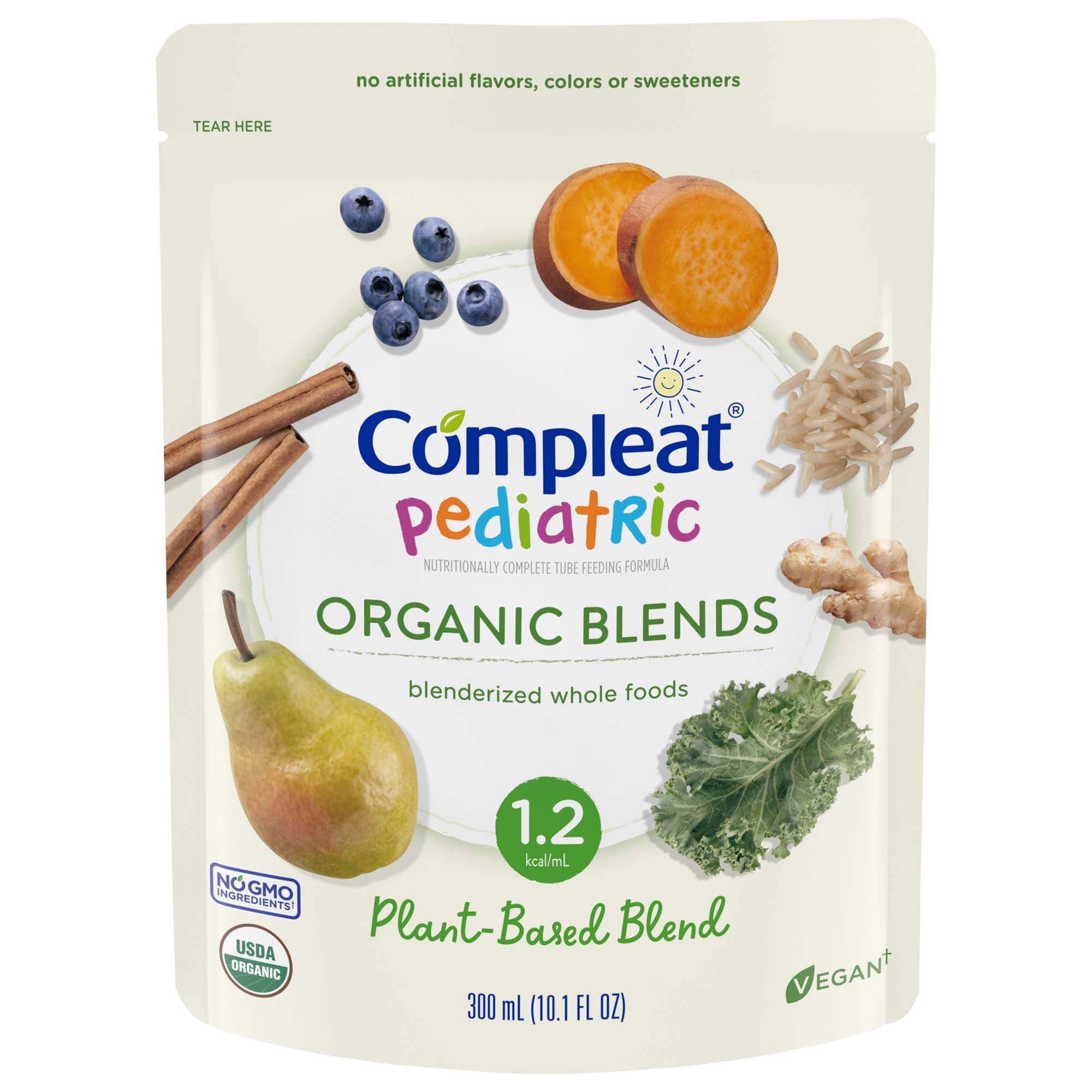 Compleat Pediatric Organic Blends Plant-Based Tube Feeding Formula, 10.1 oz. - Each - Image 1