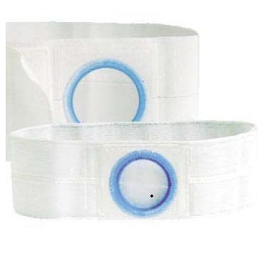 Nu-Hope 6" Flat panel Ostomy Support Belt Without Prolapse Flap, 2-5/8" White, Large - Each - Image 1