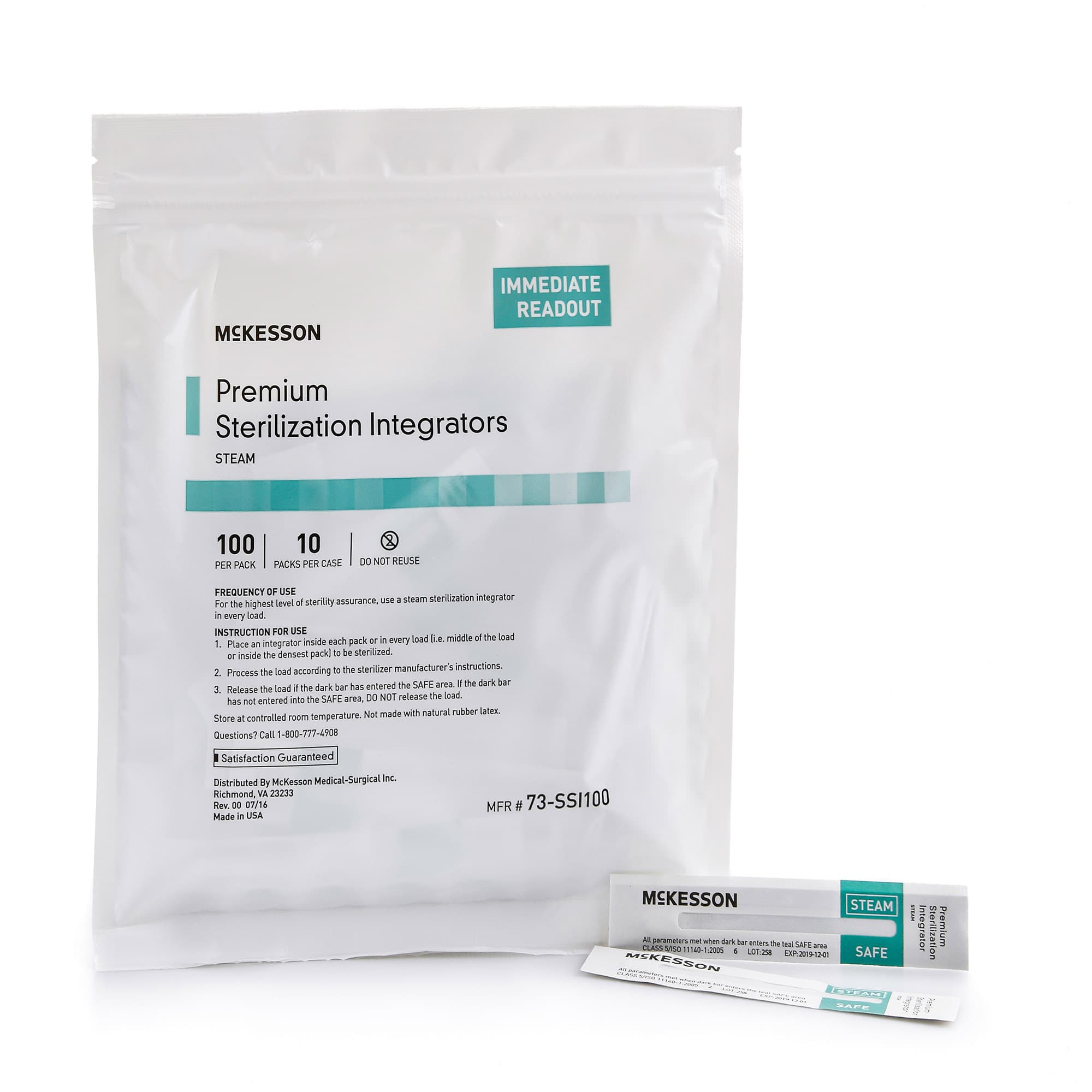 McKesson Sterilization Chemical Integrator Strip Color Bar All Processing Times - Image 2