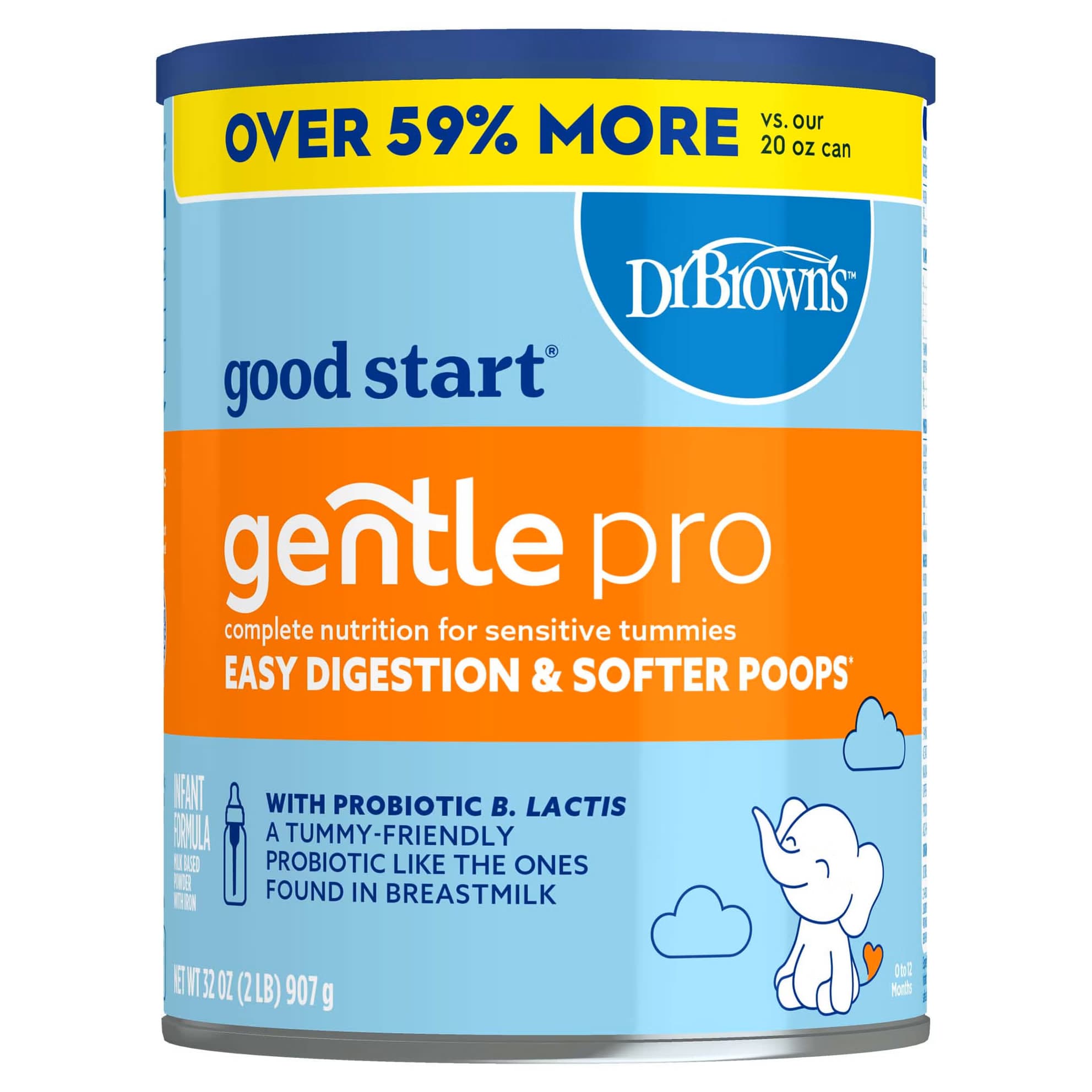 Dr. Brown's good start gentle pro Infant Formula Powder, 32 oz - Case of 4 - Image 1